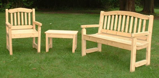 Wooden garden furniture  37