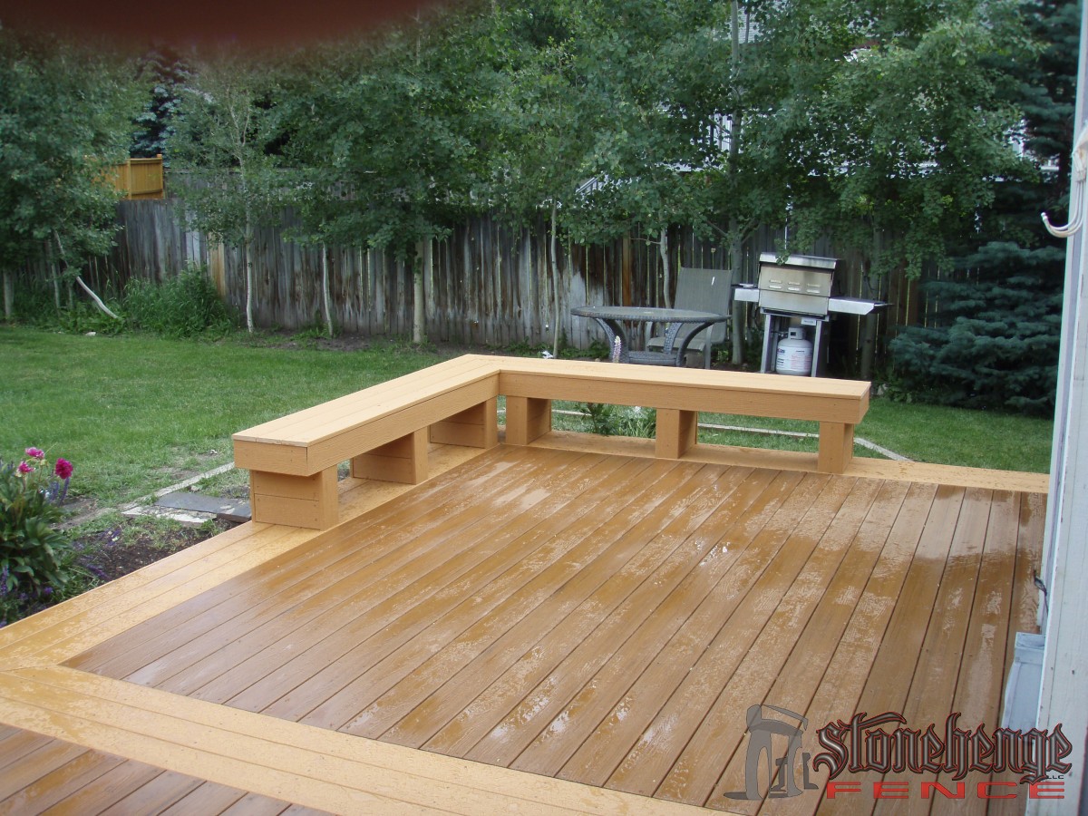deck benches  15