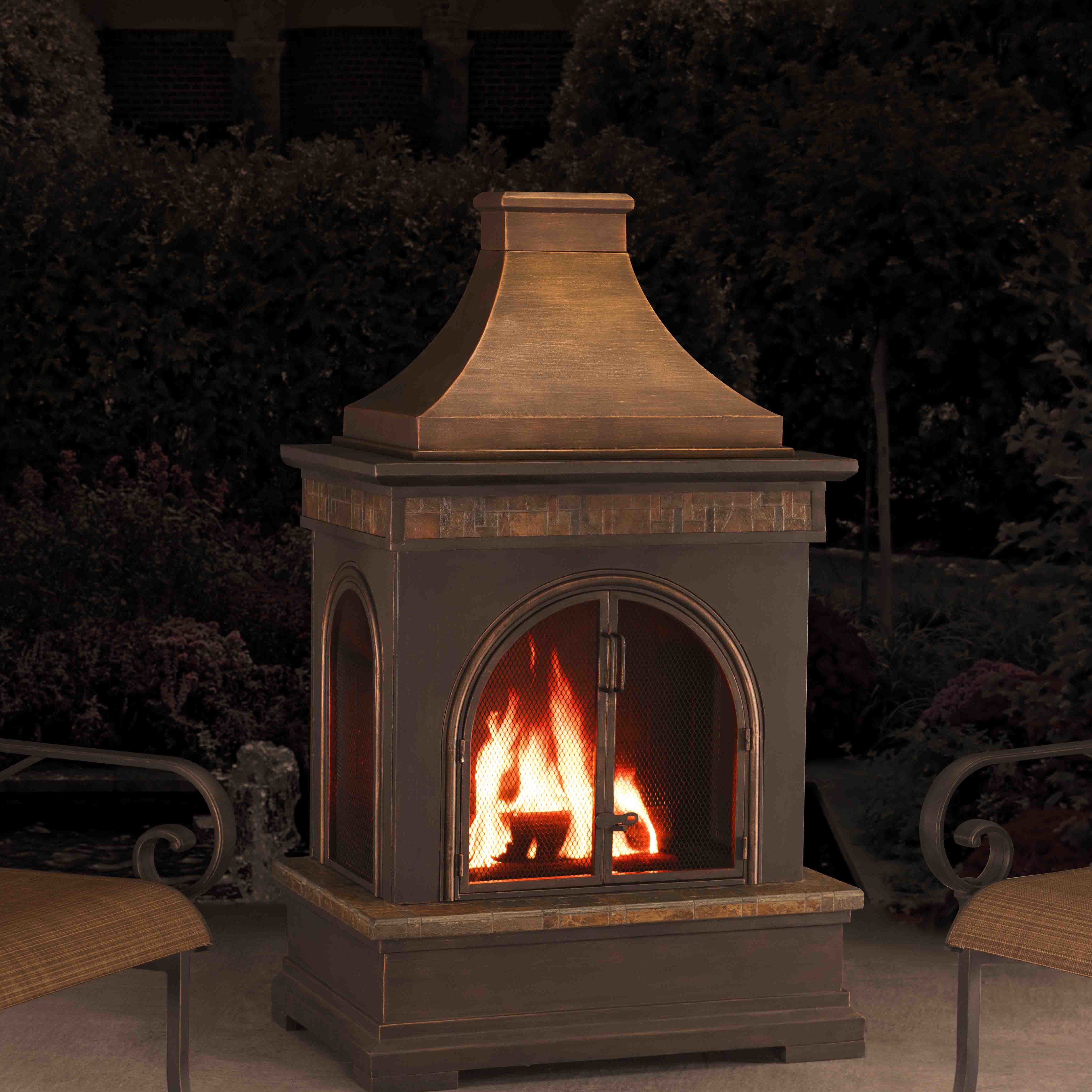 outdoor fireplace  78