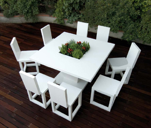 white outdoor furniture  18