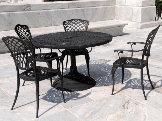 Wrought iron outdoor furniture  00