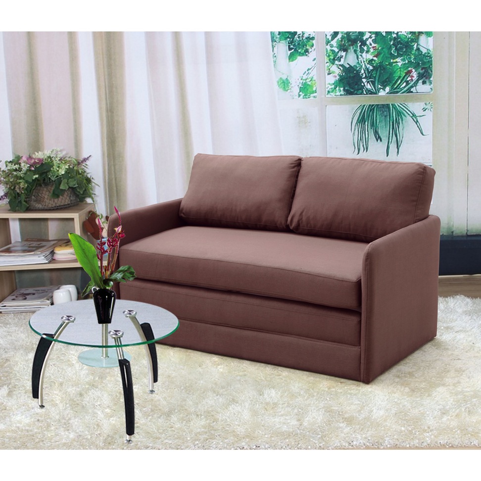 Sofa, Surprising Small Love Seat Small Loveseat Recliner Brown Couches  Wooden Floor Vase With Plant