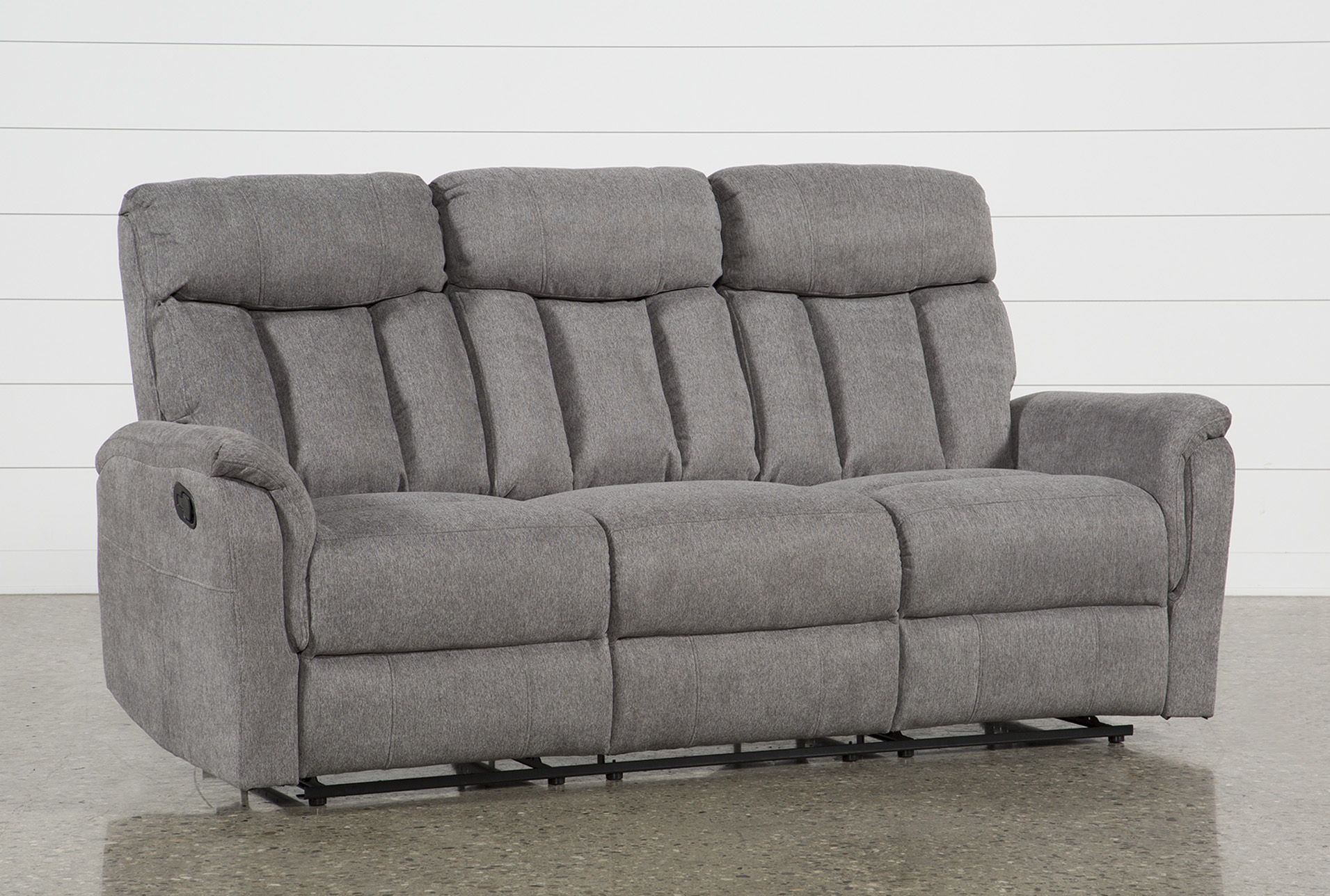 Suzy Dark Grey Reclining Sofa (Qty: 1) has been successfully added to your  Cart.